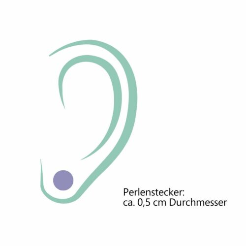 Perlen Ohrring Darstellung