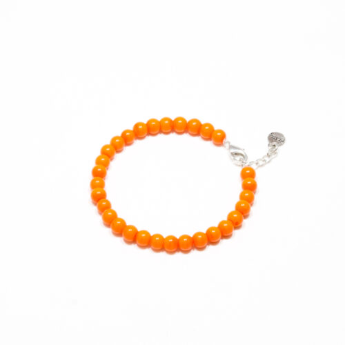 Glasperlen Armband 'Rola Rola' Apfelsine