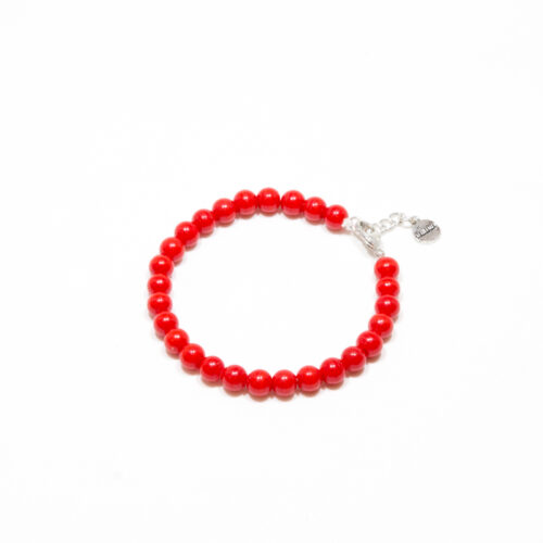 Glasperlen Armband 'Rola Rola' Johannisbeere