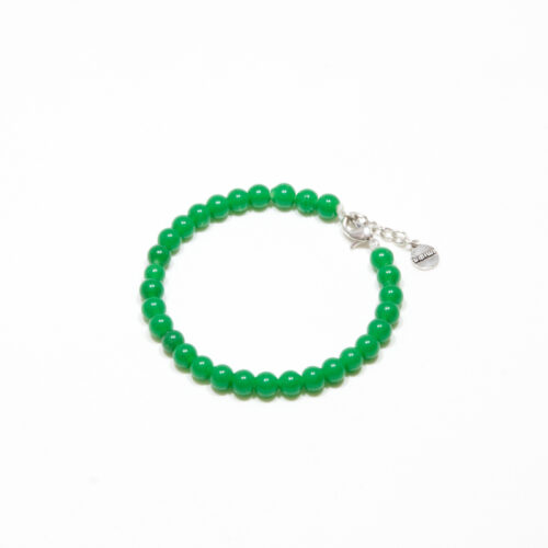 Glasperlen Armband 'Rola Rola' Waldgrün