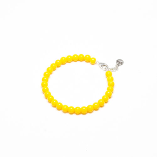 Glasperlen Armband 'Rola Rola' Zitrone