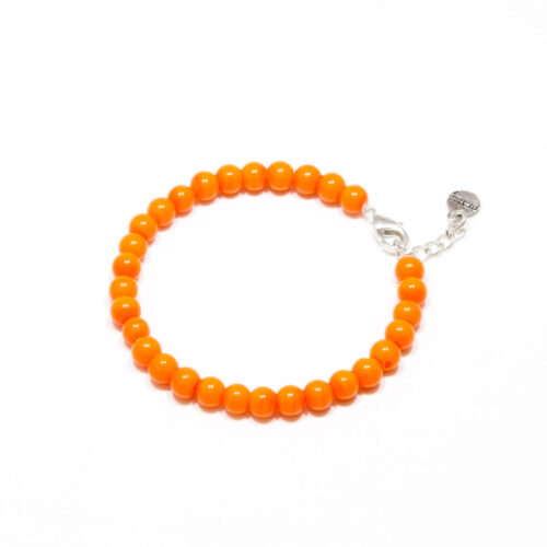 Glasperlen Armband 'Rola Rola' Apfelsine