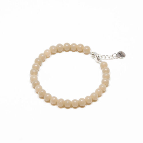 Glasperlen Armband 'Rola Rola' Kiesel