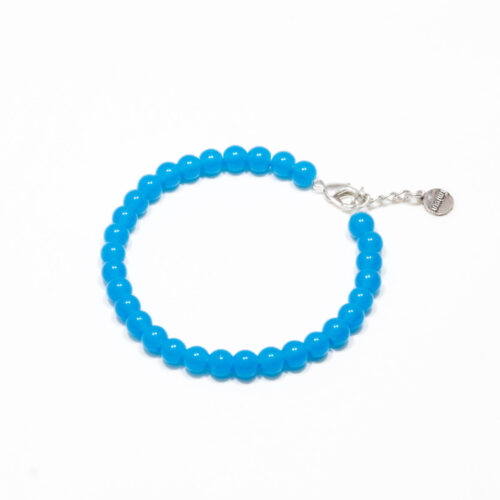 Glasperlen Armband 'Rola Rola' Ozean