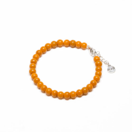 Glasperlen Armband 'Rola Rola' Zimt