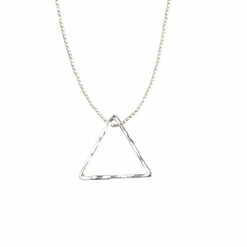 Silber Kettenanhänger kleines Dreieck
