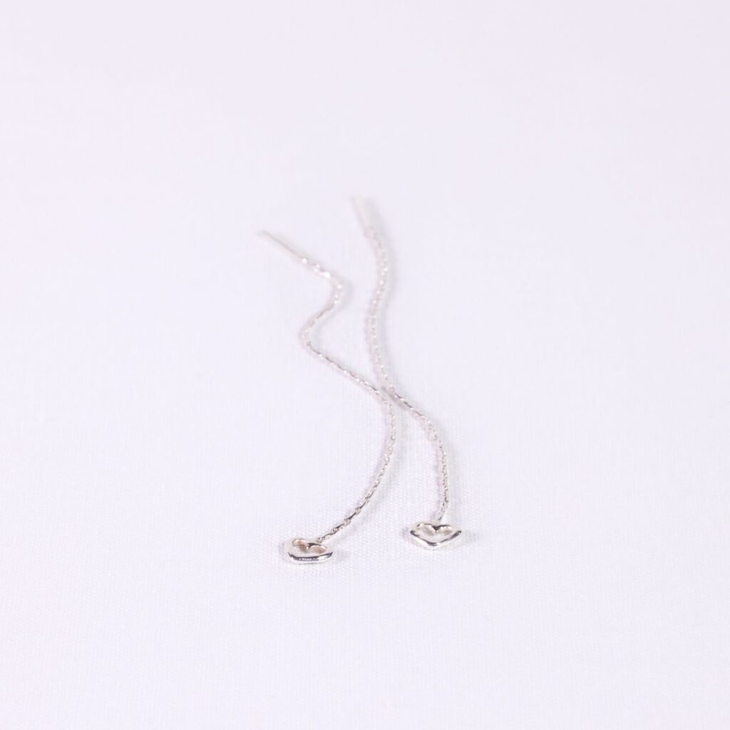 UMIWI Silberohrhänger mit Herzen