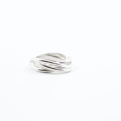 Silber Ring 'Structural' 5er