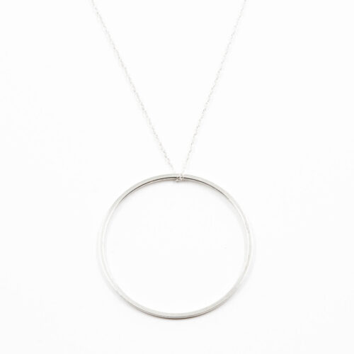 Silber Kettenanhänger 'Structural' glatt XXL