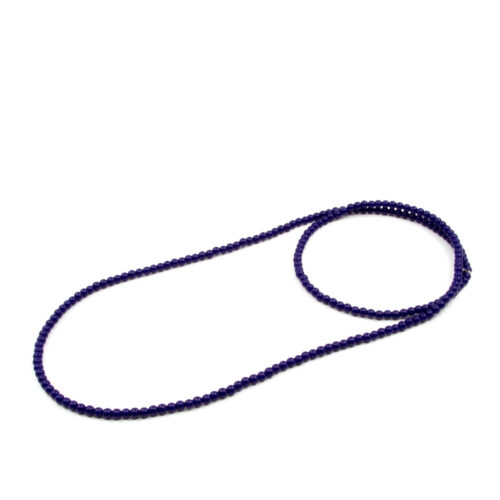 Glasperlenkette 'Rola Rola' Blaubeere